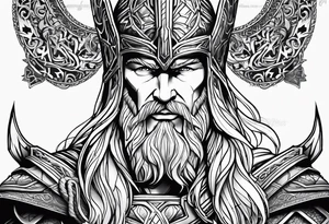 Thor Odin Loki tattoo idea