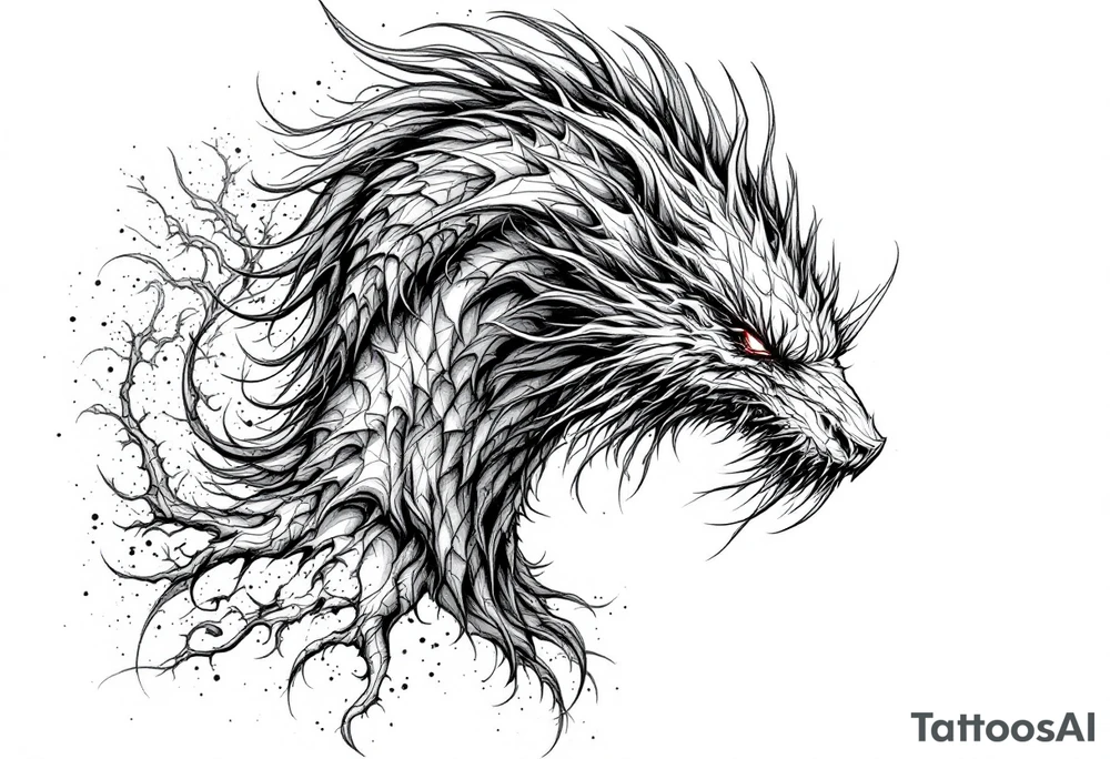 phoanix with aura tattoo idea