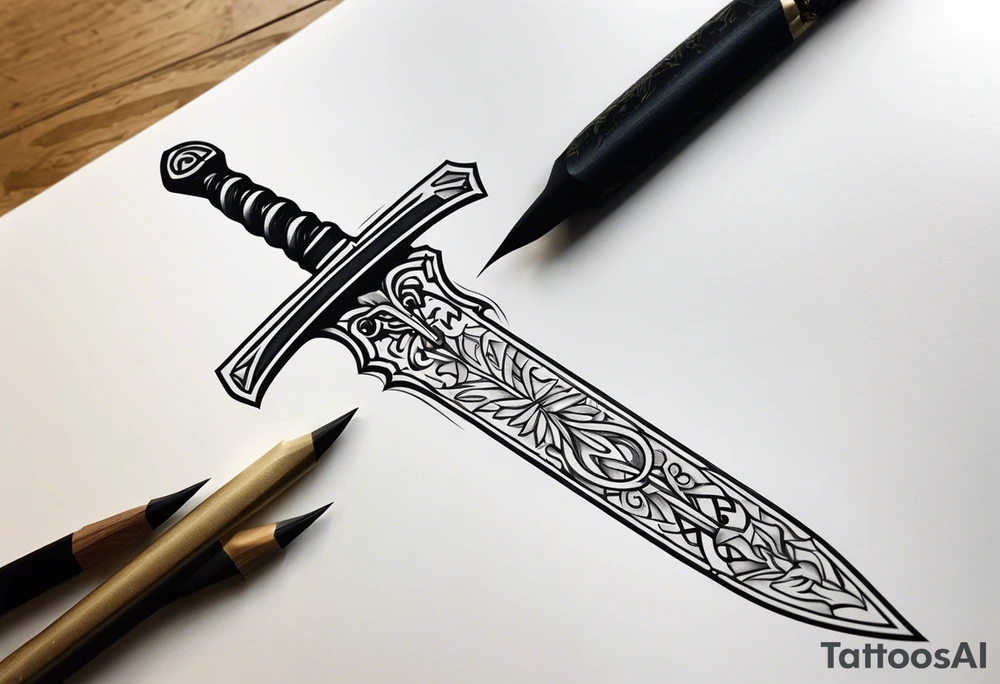 Sword tattoo idea