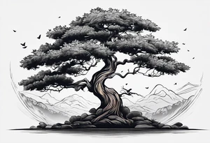 If you feel like you are losing everything, remember tress lose their leaves every year, yet they still stand tall and wait for better days to come. tattoo idea