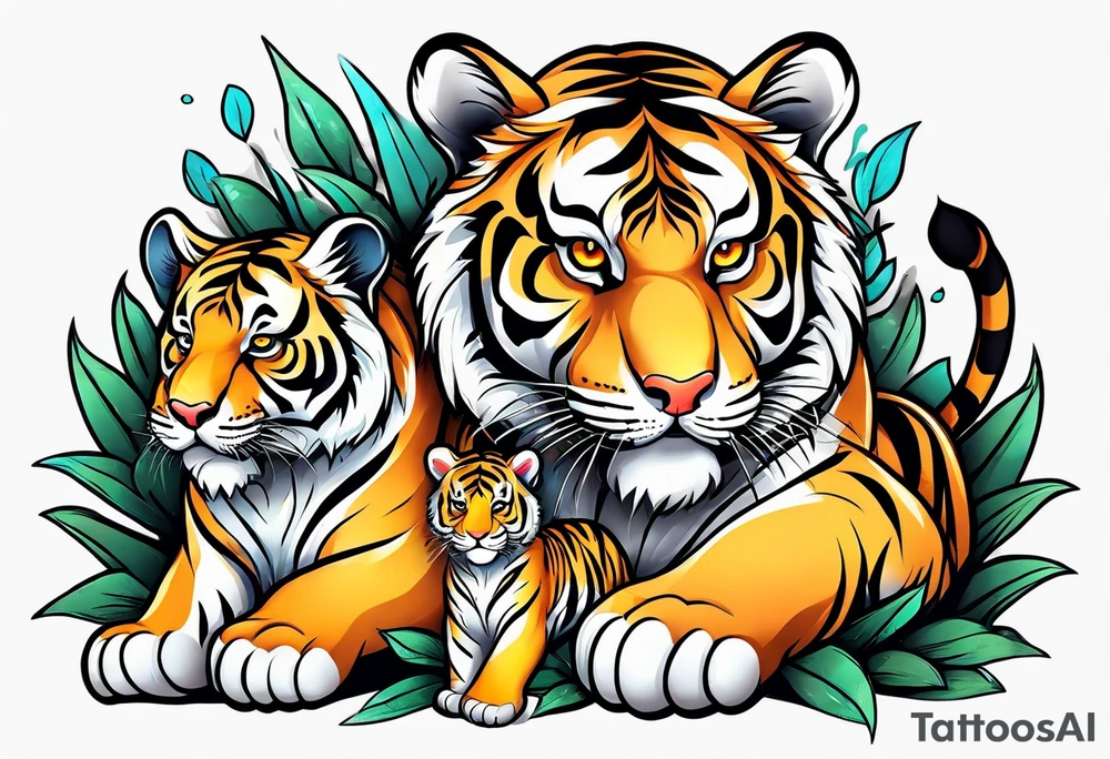 Tiger & Cubs tattoo idea
