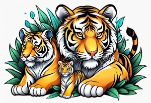 Tiger & Cubs tattoo idea