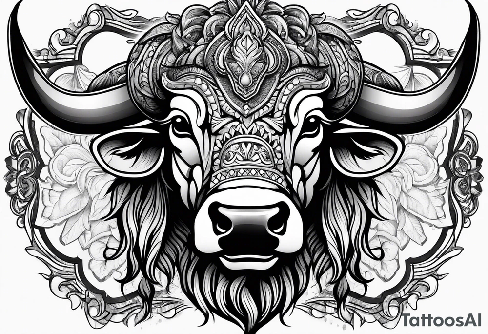 Buffalo Head tattoo idea