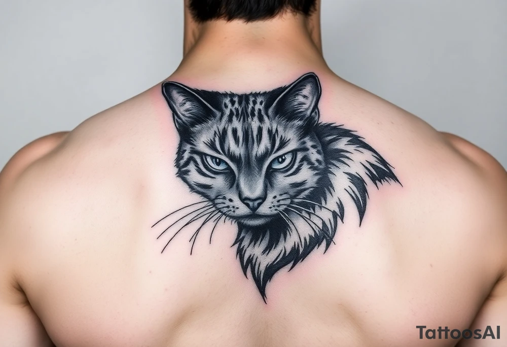 Black Cat tattoo idea