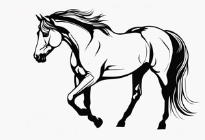 Horse tattoo idea