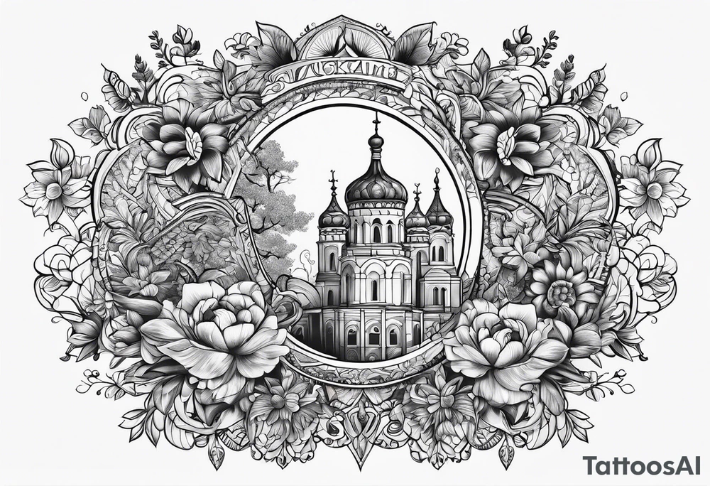 Ukraine symbols tattoo idea