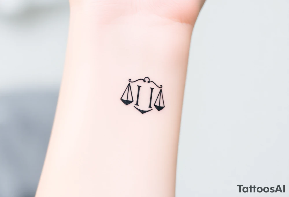 Libra stars tattoo idea