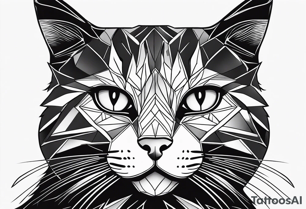 Black Cat tattoo idea