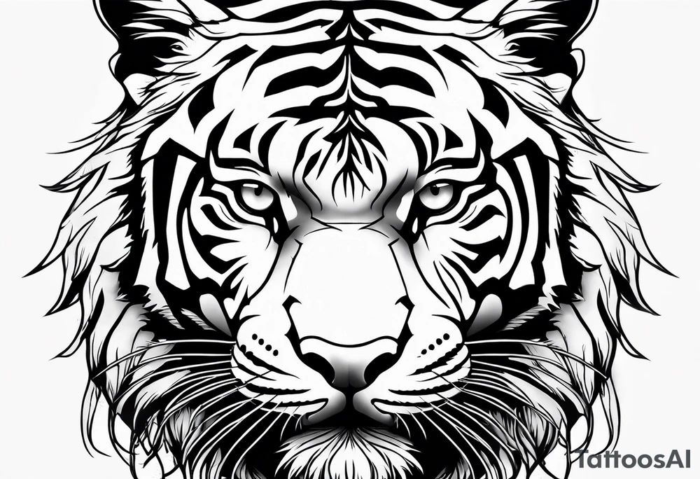 Tiger tattoo idea