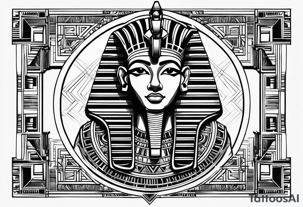 Pharaoh tattoo idea