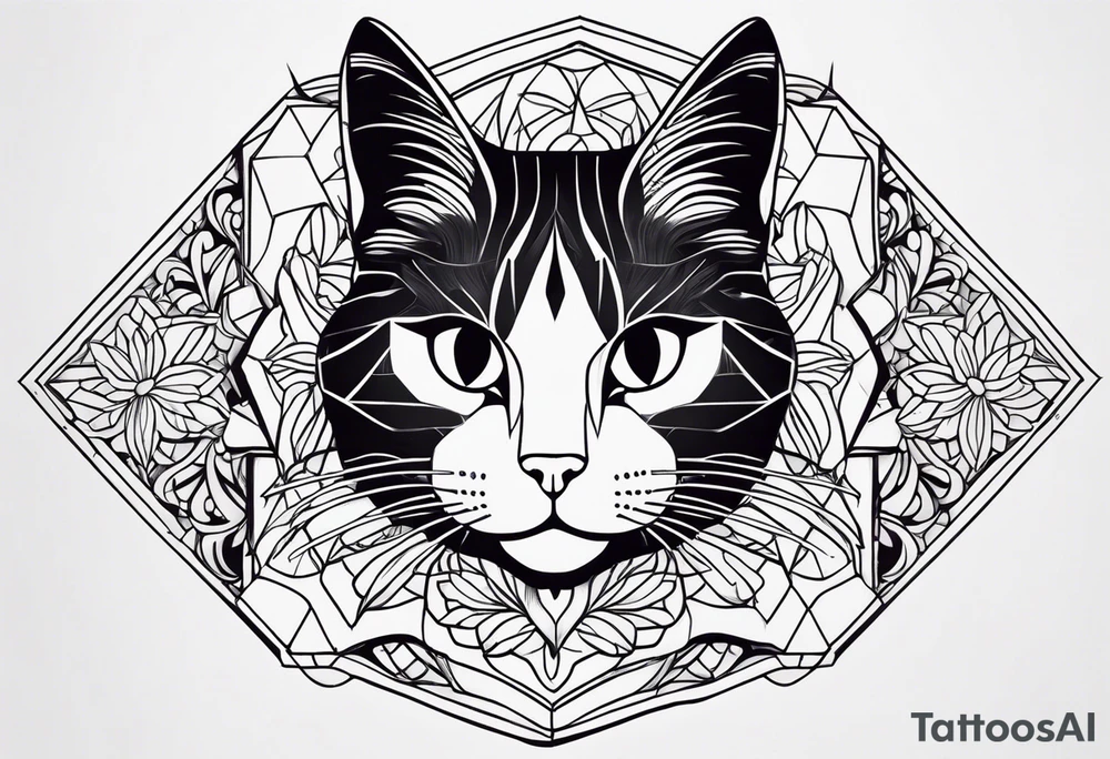 Black Cat tattoo idea