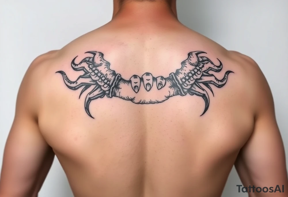 Tartarus greek god hand tatto tattoo idea