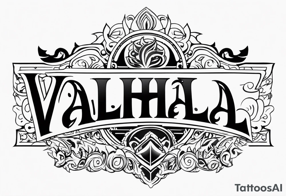 Valhalla tattoo idea