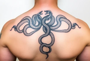 Medusa snakes tattoo idea