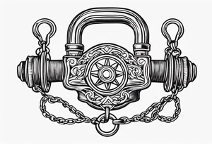 Rigging shackle tattoo idea