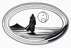 Been gesserit litany against fear from the book Dune. Particularly focused on the part “fear is the little death that brings total obliteration” tattoo idea