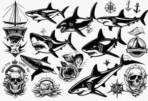 Shark tattoo idea