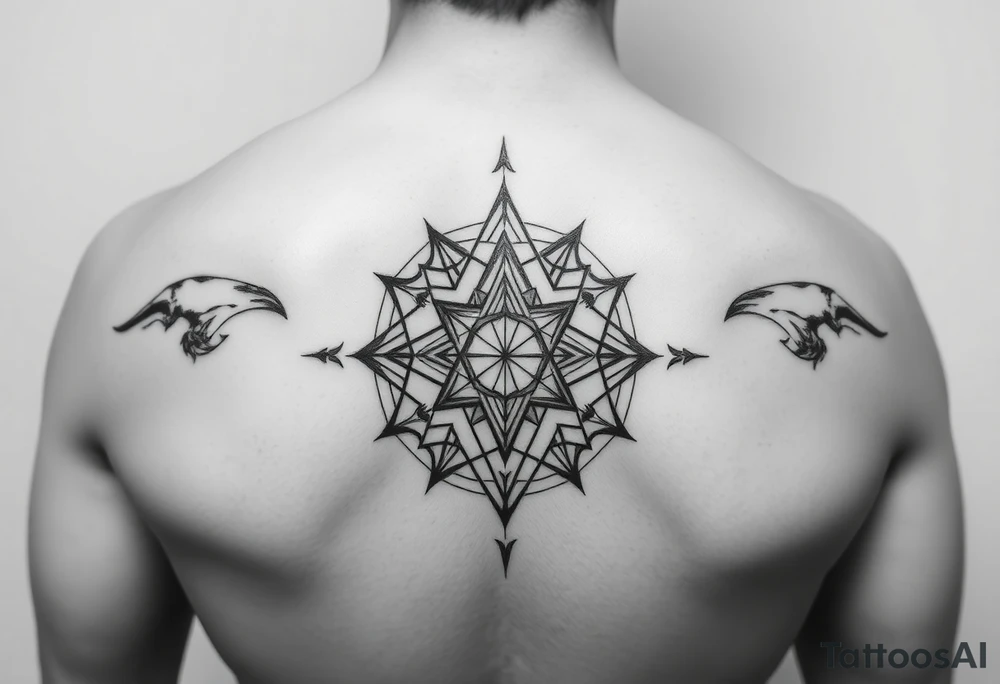 Sacred geometry tattoo idea