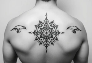 Sacred geometry tattoo idea