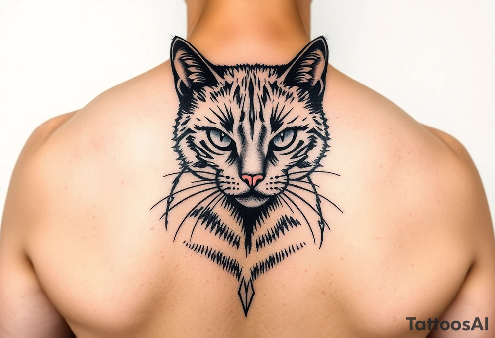 Black Cat tattoo idea