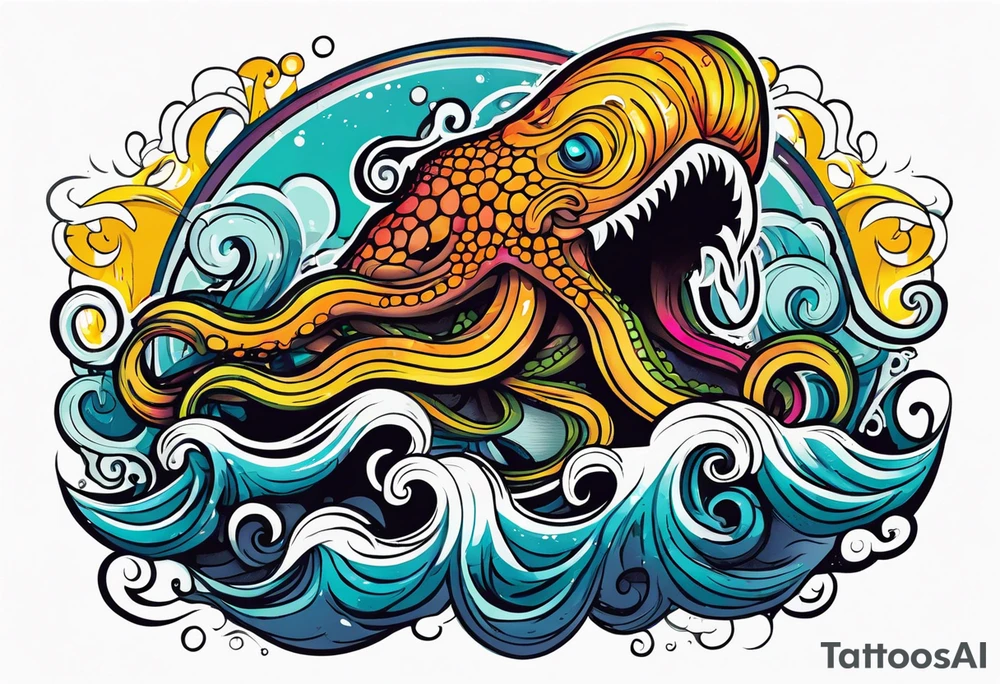 kraken tattoo idea