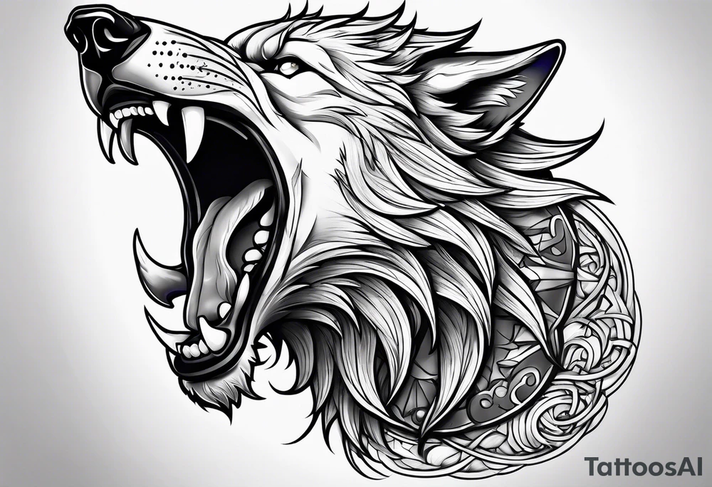 Fenrir tattoo idea
