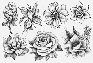 Flower gernade tattoo idea