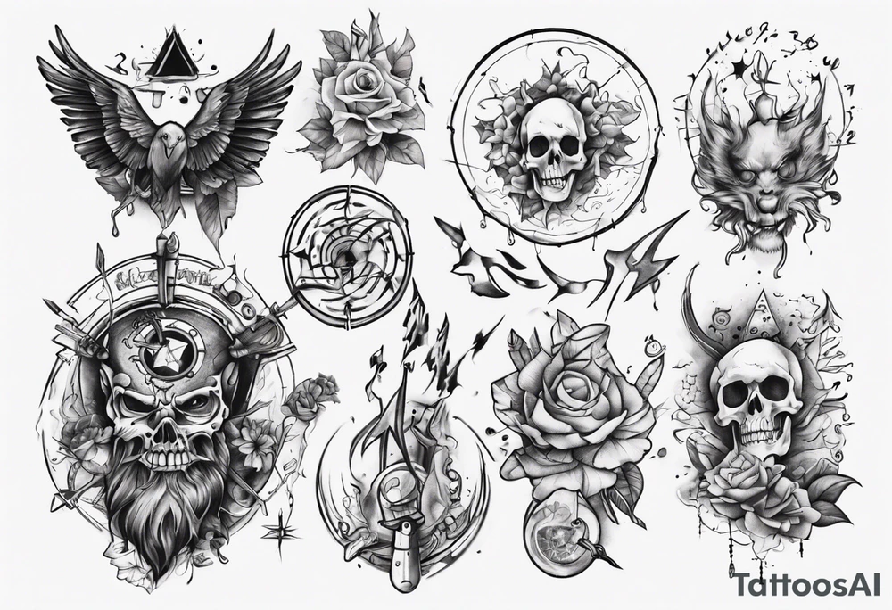 lost in random tattoo idea