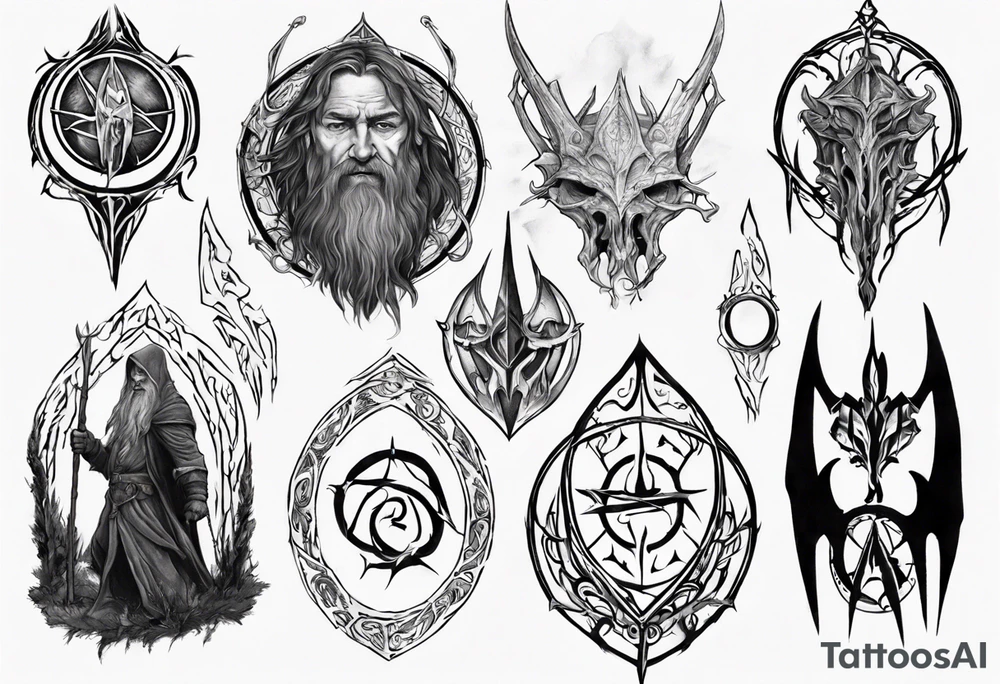 Lord of the rings tattoo idea