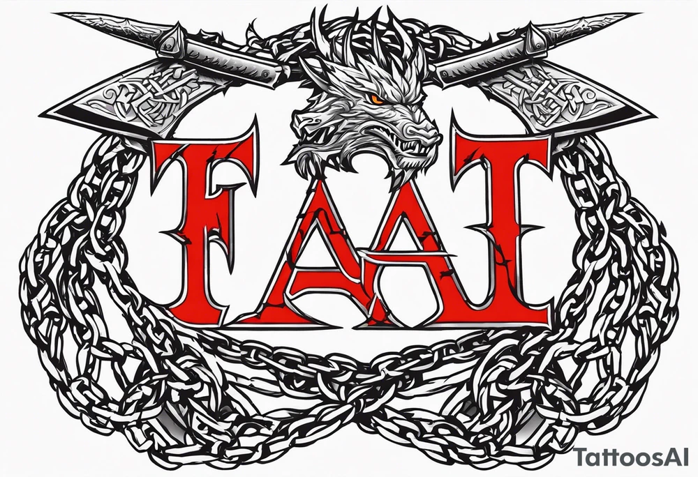 Valhalla sword shield dragon axe Valknut barbed wire chains fire tattoo idea Valhalla sword shield dragon axe Valknut barbed wire chains fire tattoo idea