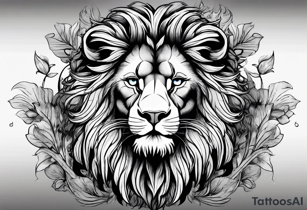 Lion from atlas tattoo idea