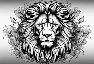 Lion from atlas tattoo idea