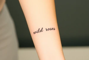 vintage bouquet of wild roses and meadow flowers with morning dew tattoo idea