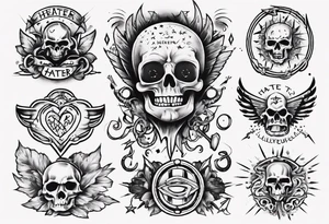 Hater lover tattoo idea