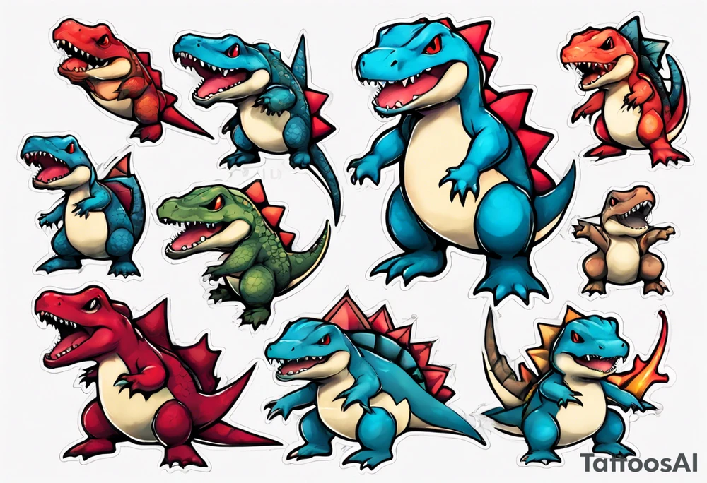 totodile tattoo idea