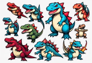 totodile tattoo idea