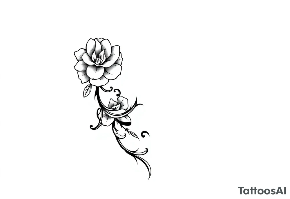 hip tattoo on the hip tattoo idea