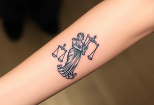 Lady Justice tattoo idea