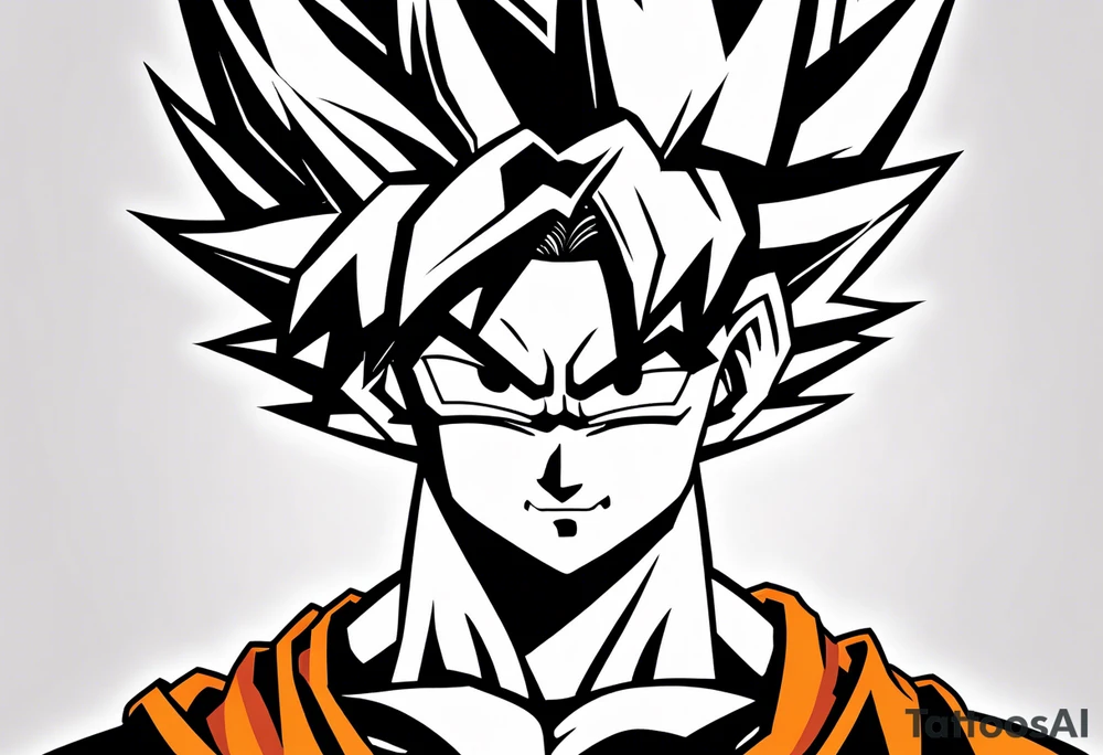 Son goku tattoo idea