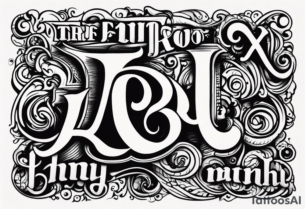 BJF & ARH tattoo idea