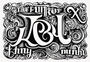 BJF & ARH tattoo idea