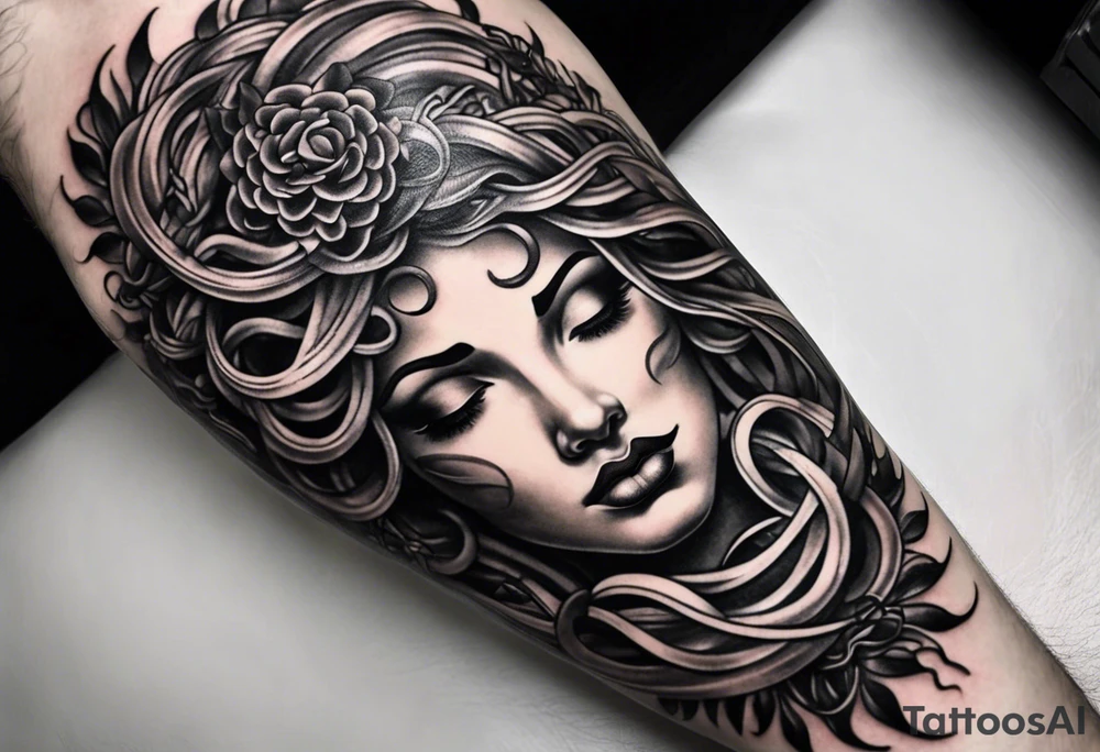 Medusa tattoo on arm for mens something small enough for forearm tattoo idea