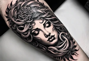 Medusa tattoo on arm for mens something small enough for forearm tattoo idea