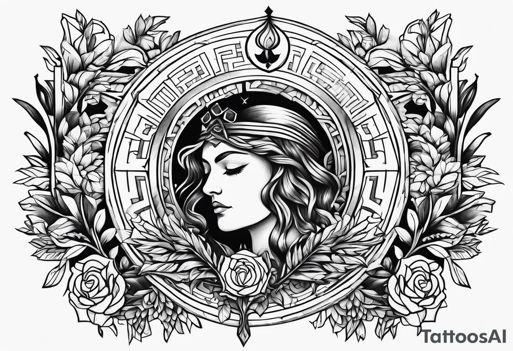 symbol of temperance tattoo idea