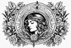 symbol of temperance tattoo idea