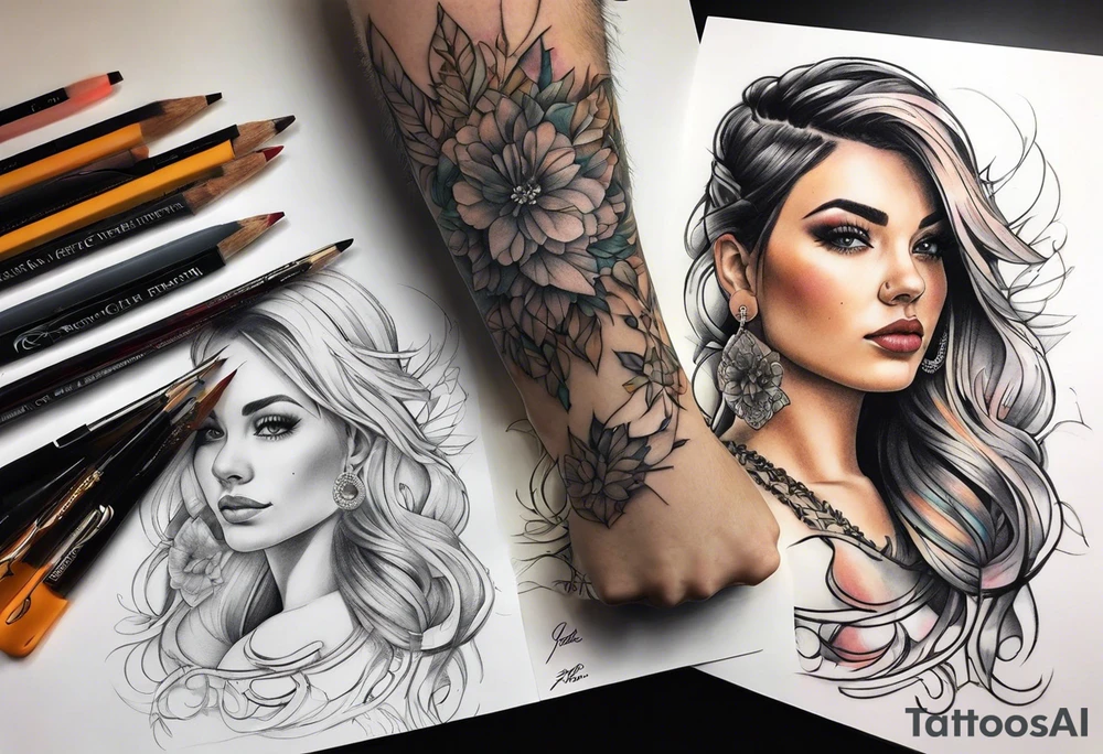 Starting over again after being broken in a relationship tattoo idea