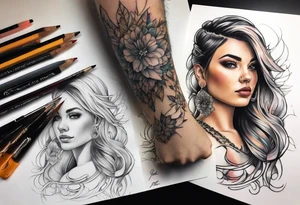 Starting over again after being broken in a relationship tattoo idea