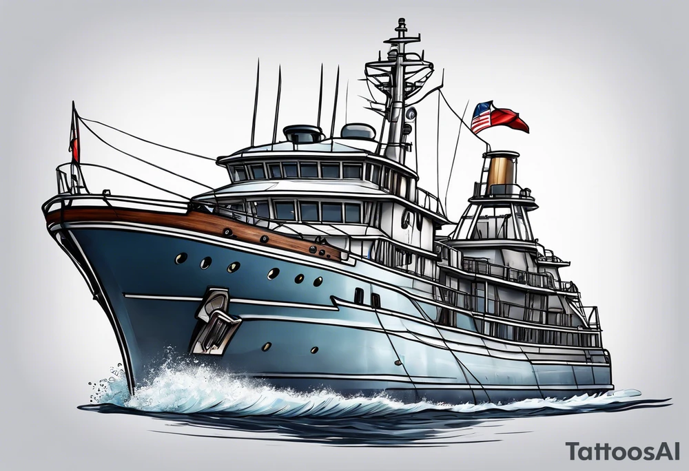 research vessel tattoo idea