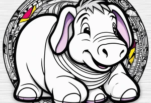 Eeyore tattoo idea