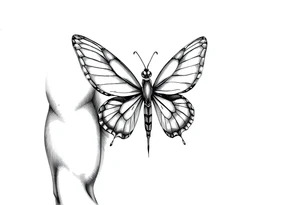 Justinwith butterfly and dragonfly tattoo idea